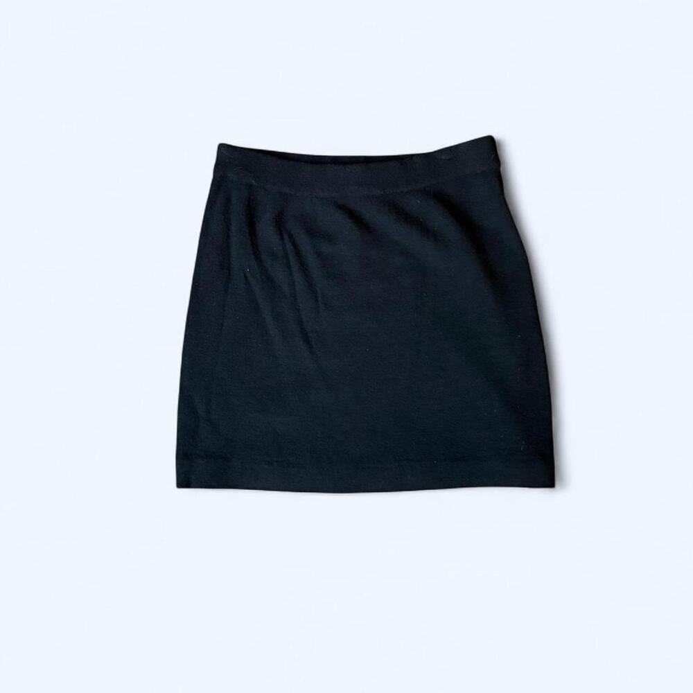 Vintage Late 80s-Early 90s Andrea Jovine 100% Wool Mini Skirt